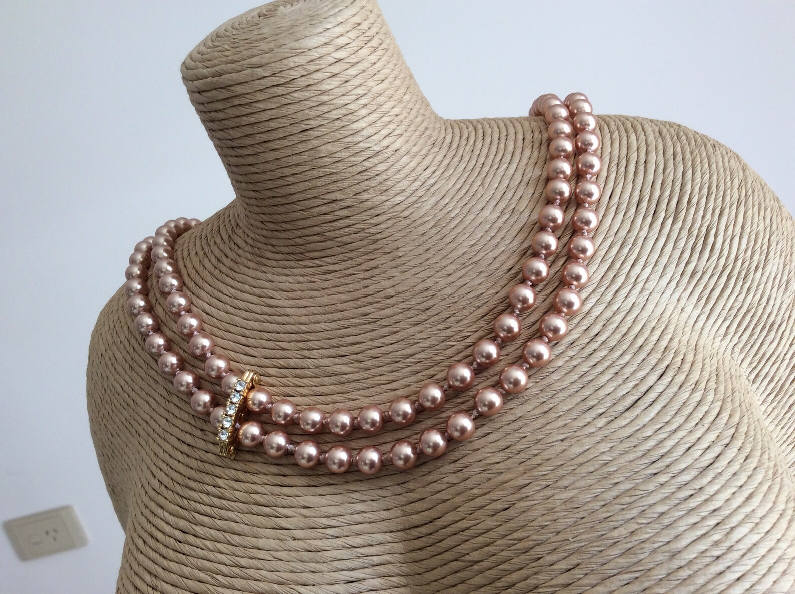 Swarovski Crystal Necklace Enhancer Pearl Shortener Pearl Etsy Australia