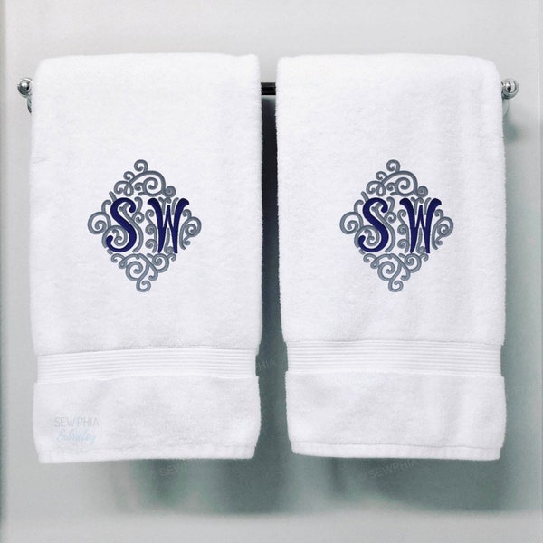 Personalised Monogrammed Bath Towel