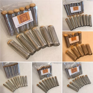 New Old Stock 1950's Vintage Deadstock Franz Muller FM Metal Hair Curlers Hair Rollers Made In Germany Choice Of Sizes Available
