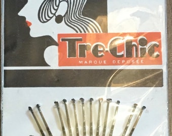 1930 Vintage Deadstock Art Deco TRE-CHIC MARQUE Depone Bobby Pins Hair Grips