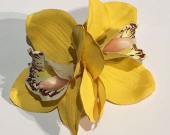 yellow hair flower