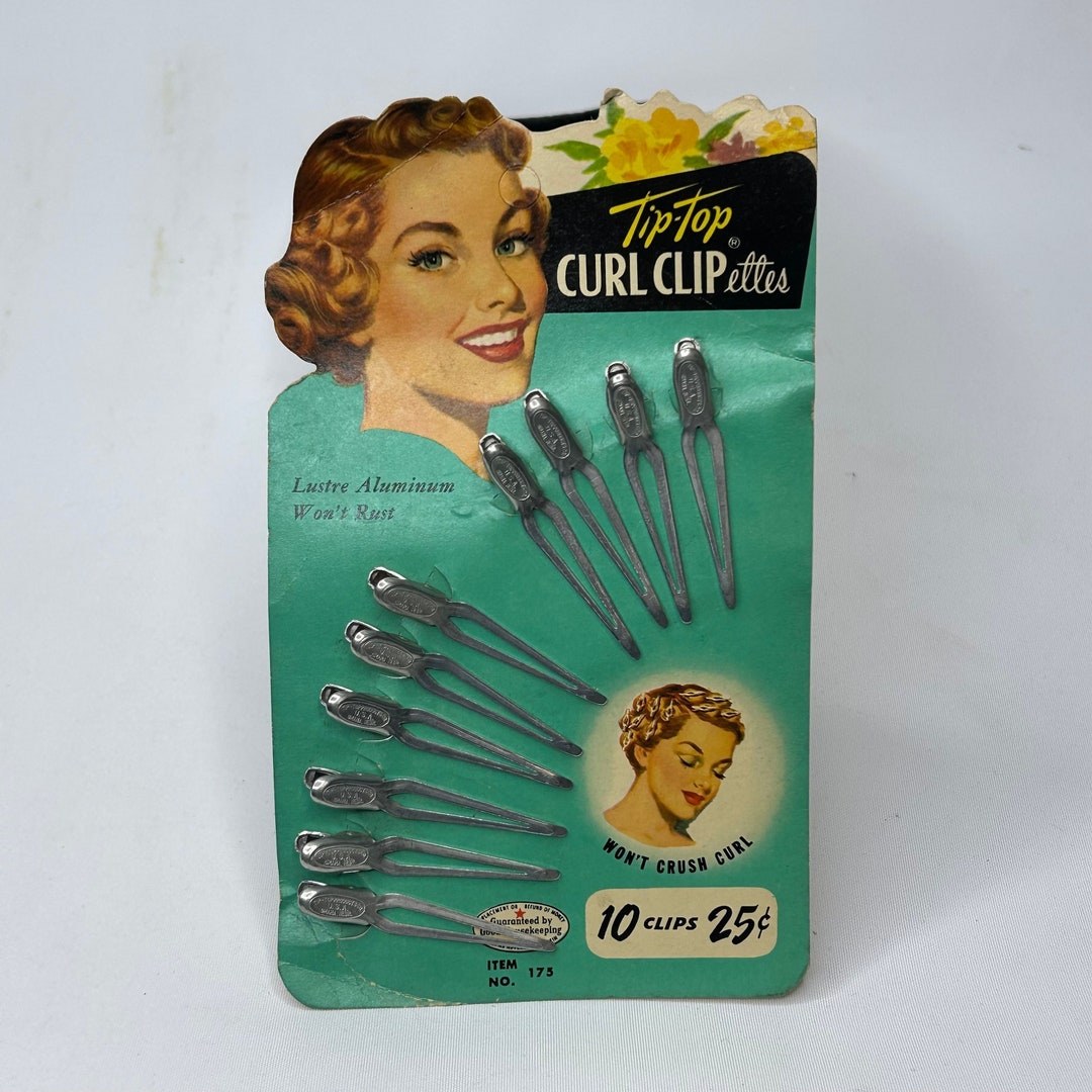 1950's Vintage Deadstock TIPTOP Curl Clipettes Pin Curl Etsy