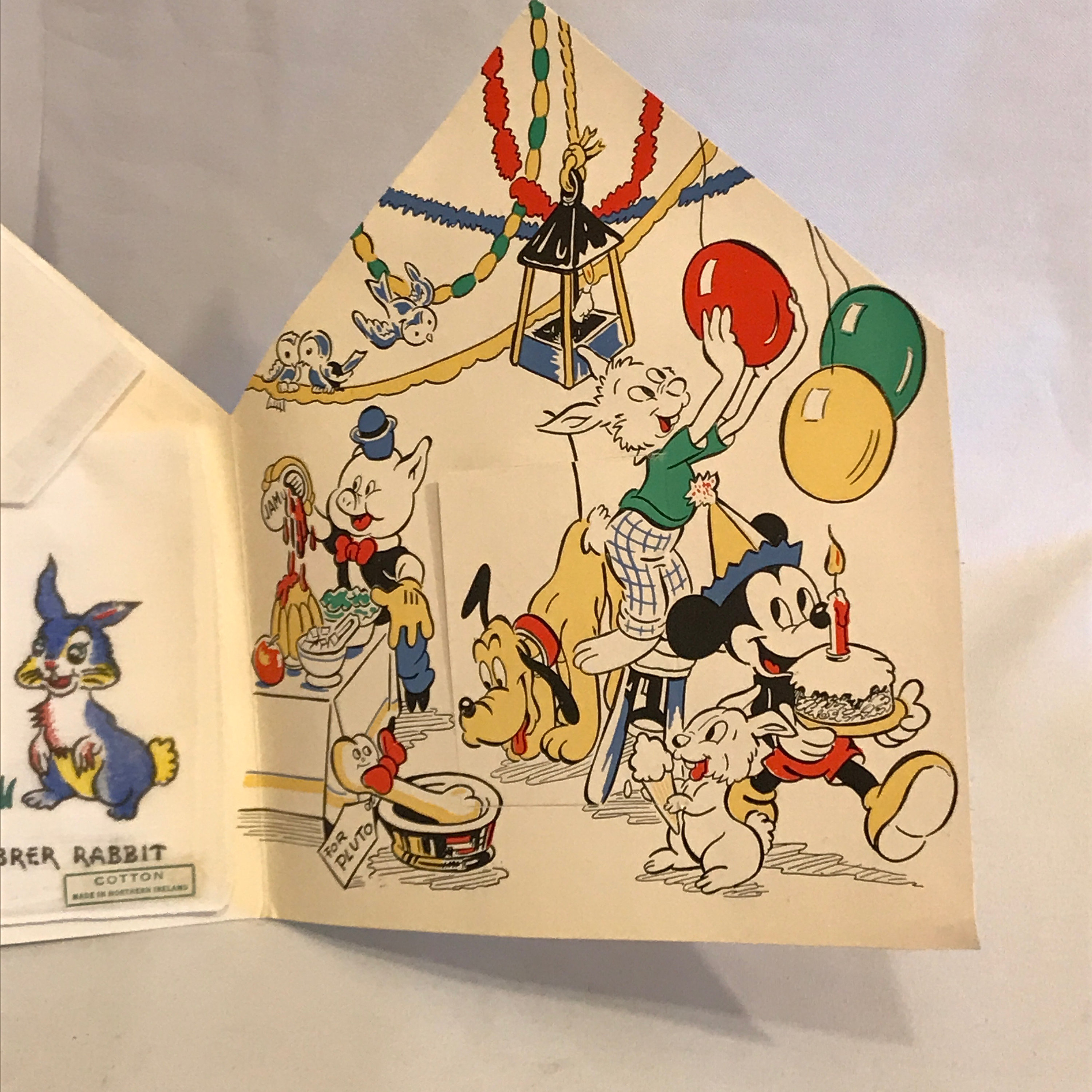 New Old Stock Vintage 1940'S / 50's Walt Disney Mickey Mouse Ltd