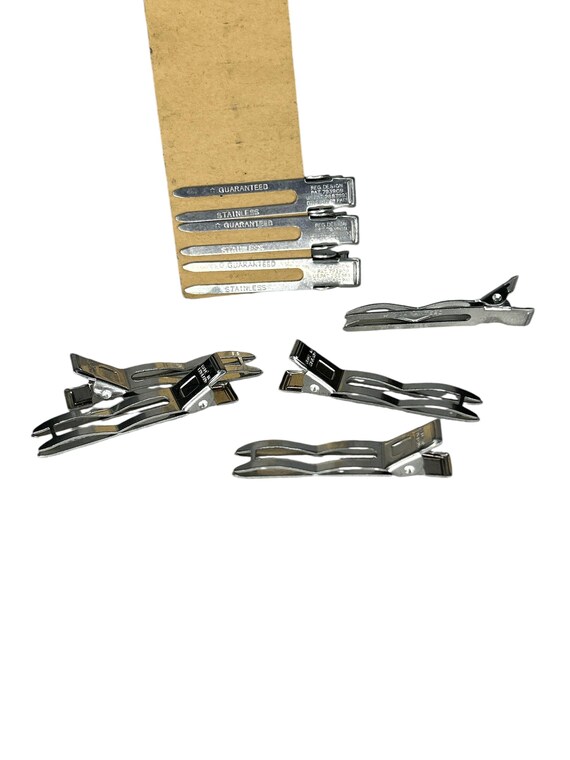 1950's Vintage Deadstock New Old Stock 1 Card X 12 Clips Unusual