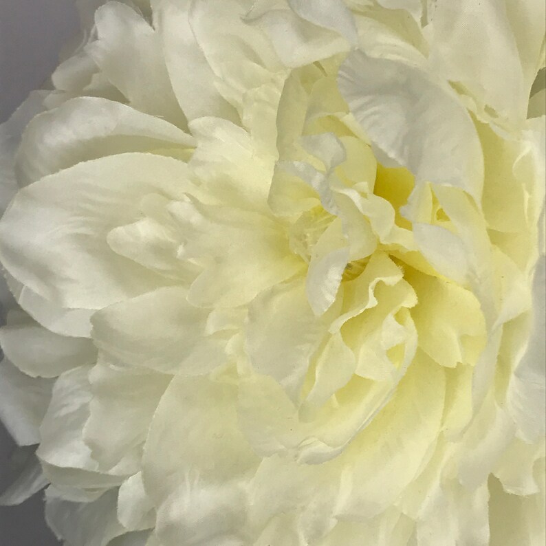 1930/'s 1940/'s Hollywood Style Large Cream Peony Dress Corsage