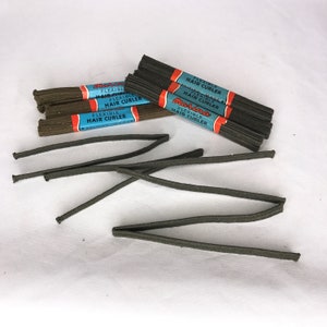 Deadstock New Old Stock Vintage Original 1920&#39;s 1930&#39;s Pack of 4 &quot;MARINA&quot; 4.5&quot; Flexible Hair Wavers and Curlers Made in England