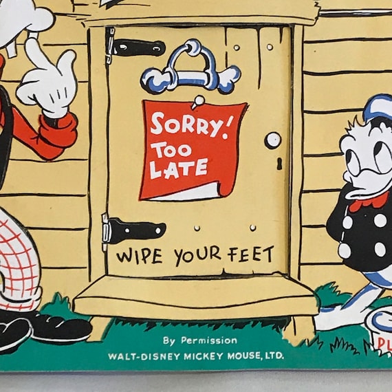 New Old Stock Vintage 1940'S / 50's Walt Disney Mickey Mouse Ltd