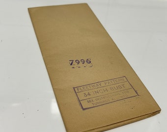 送料無料 Pattern Sewing Dress 34” 1960's Paper Original by D Fleetway 洋書