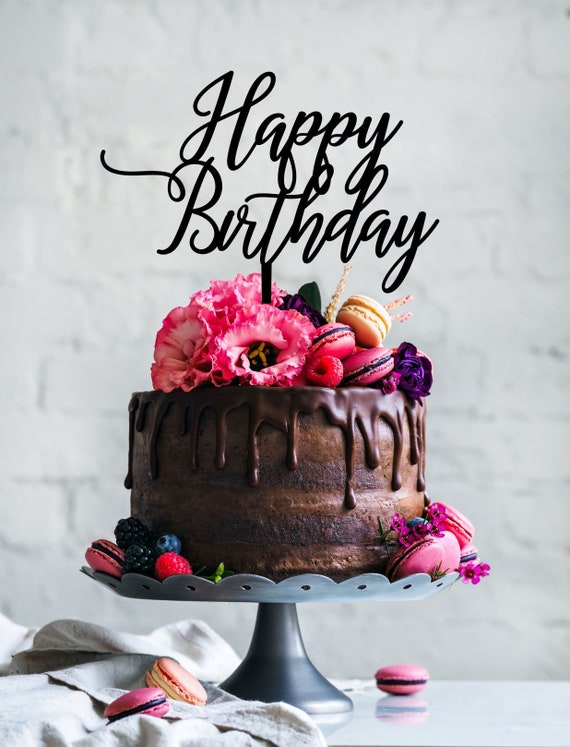 Happy Birthday Cake Topper