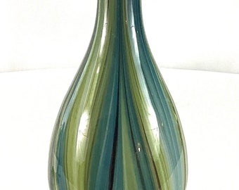 Handblown Cased glass vase