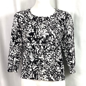 Talbots -cotton cardigan - medium petite