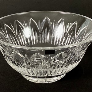 Large Waterford- Marquis - hand cut crystal footed bowl