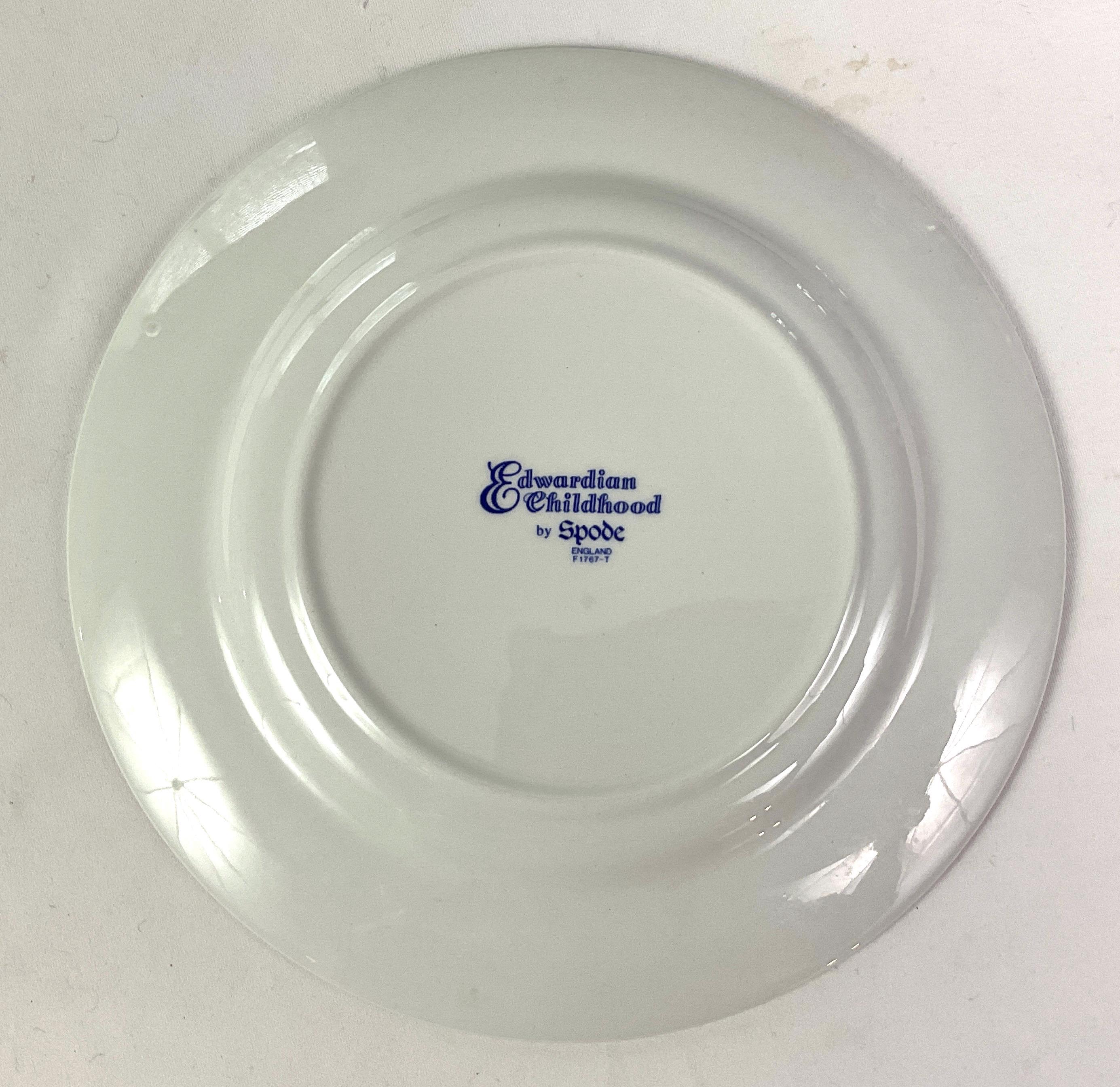 Vintage Spode-“edwardian Childhood”-historical Pattern, Blue and