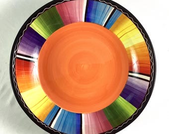 Nancy Green-for certified international - large Serape bowl