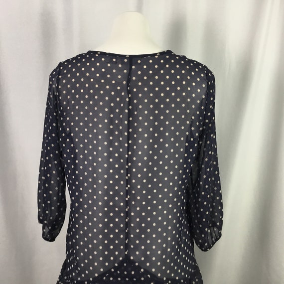 Sweet Pea- size M-sheer chiffon blouse - image 10