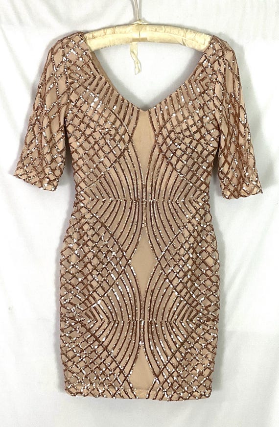 Kalinnu-stretch gold sequin dress - size M Kalinnu-stretch gold sequin dress - size M
