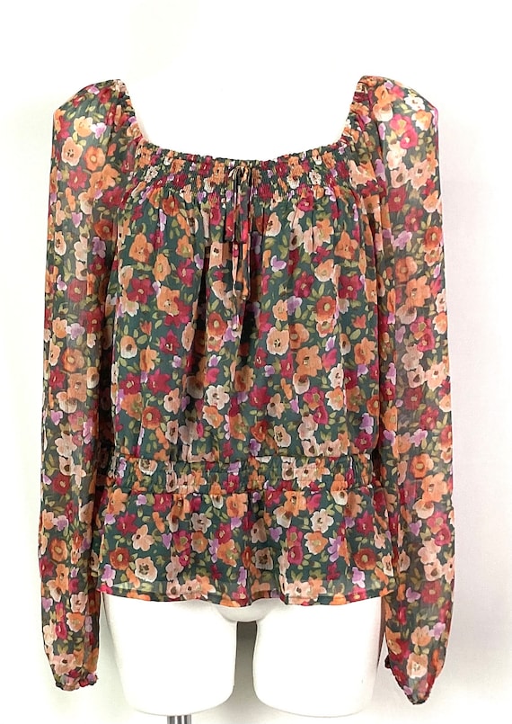 LC Lauren Conrad chiffon blouse-size XL