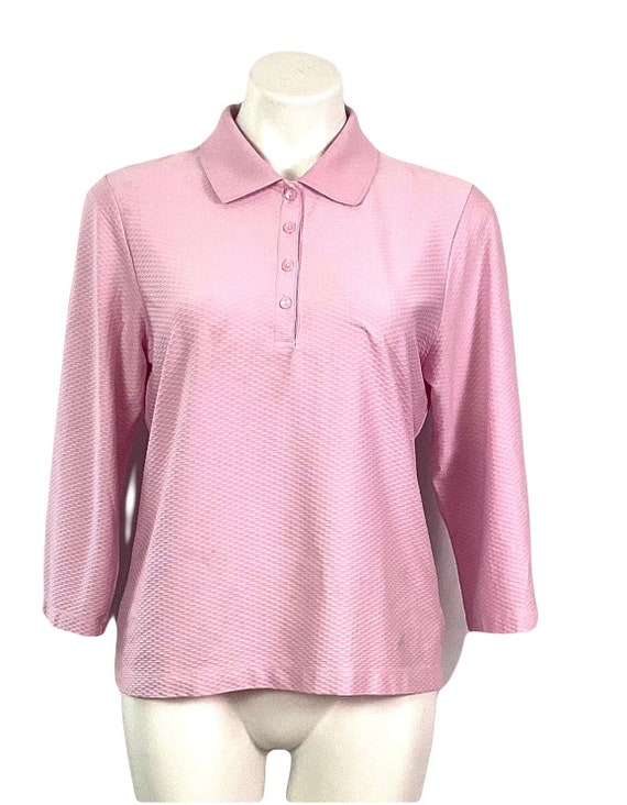 Ladies EP Pro pink golf polo -size- L