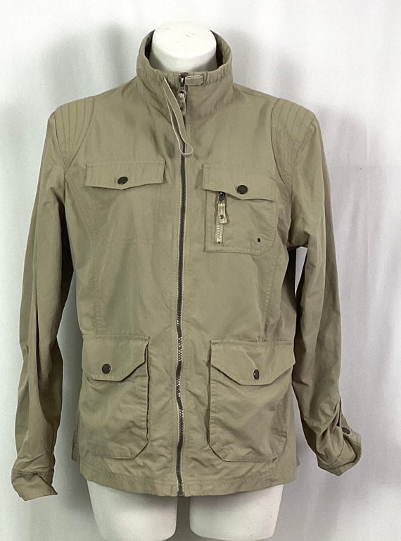 Eddie Bauer ladies, utility/safari jacket-size lar