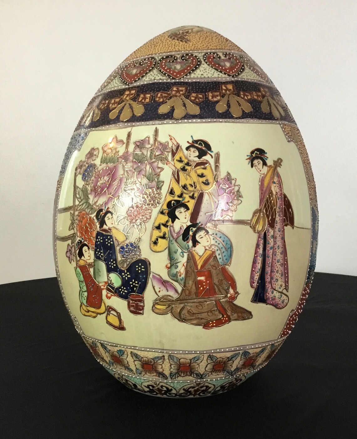 Monumental Royal Satsuma Egg Etsy