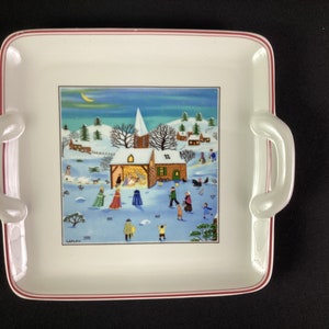 Villeroy & Boch “Naïf Christmas” plate