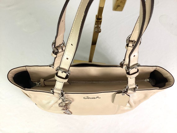 Coach- F17721-  gallery soft shimmery leather EW … - image 2