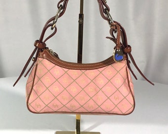 Dooney and Bourke small pink hobo bag