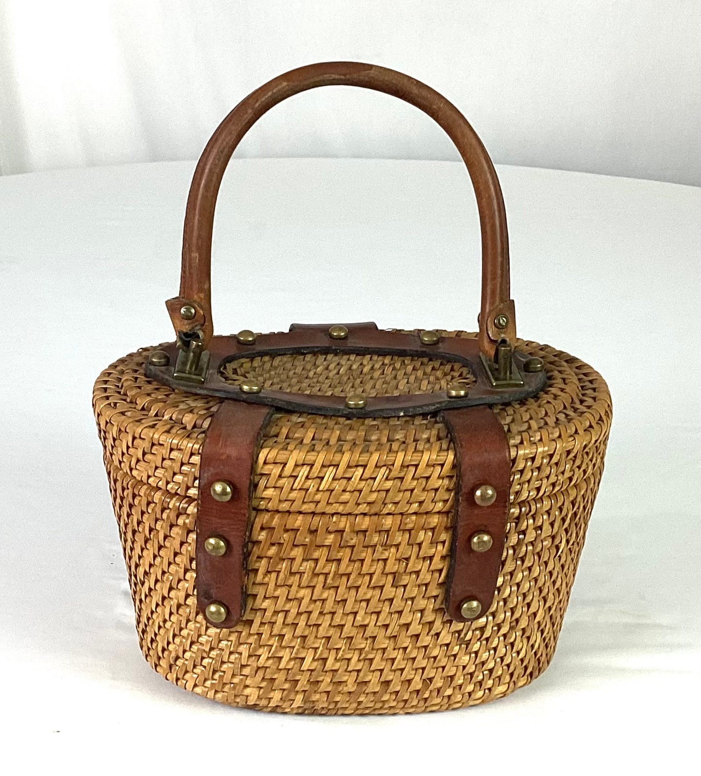 John Romain ,woven Cane and Cognac, Leather Woven Cane and Cognac ...