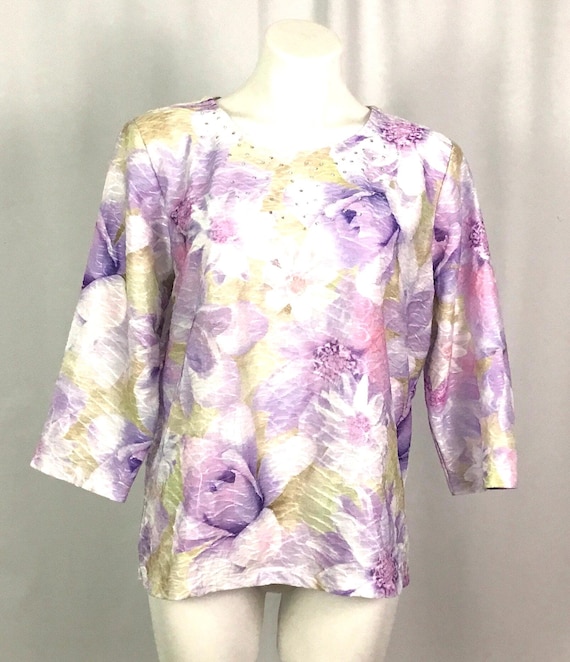 Alfred Dunner-petite L- tunic