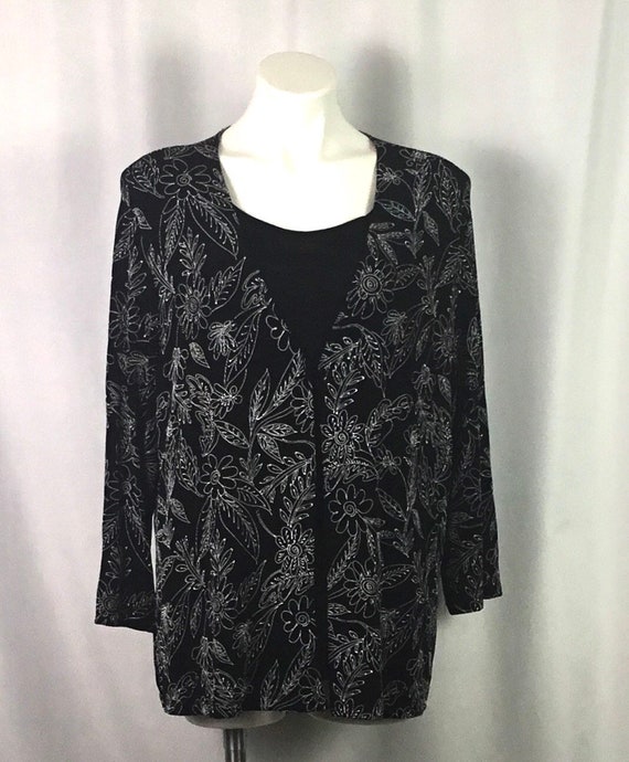 Elementz -size XL-glitter tunic -2pc.