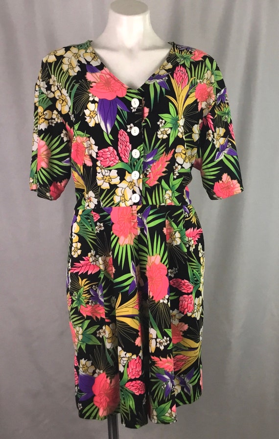 Vintage silky spandex romper - image 3