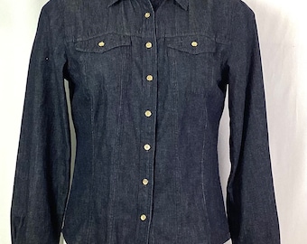 NWOT-Talbots denim style Jean jacket/shirt-size 6P