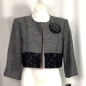 NWT-vintage Jessica Howard -bolero dress jacket -size 12