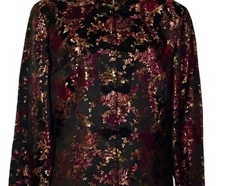 NWOT-Kung Fu style silk brocade jacket -size-L