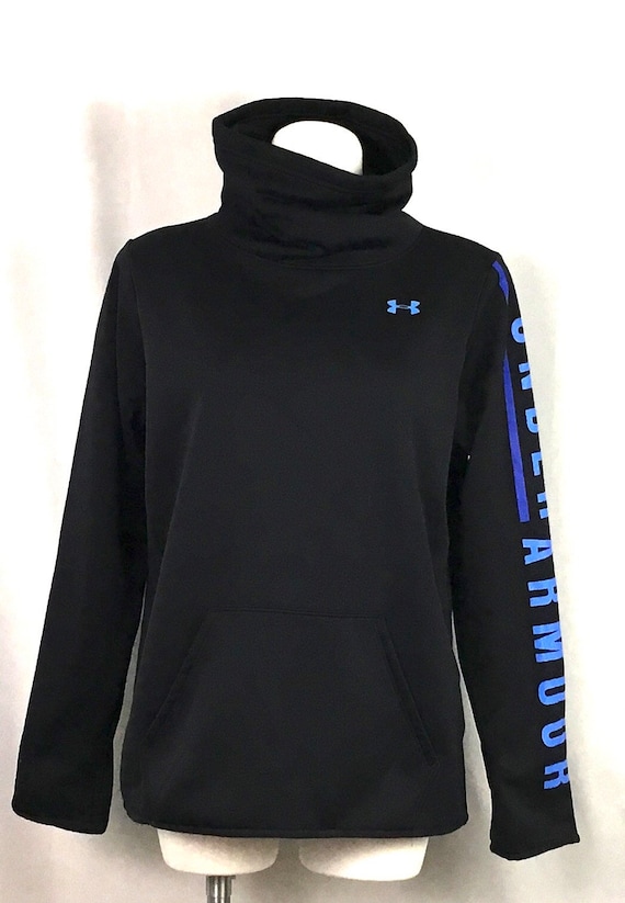 Nwot-under Armour black Loose Gear size L High Neck Sweatshirt 