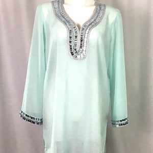 Adrienne Vittadini designer silk tunic