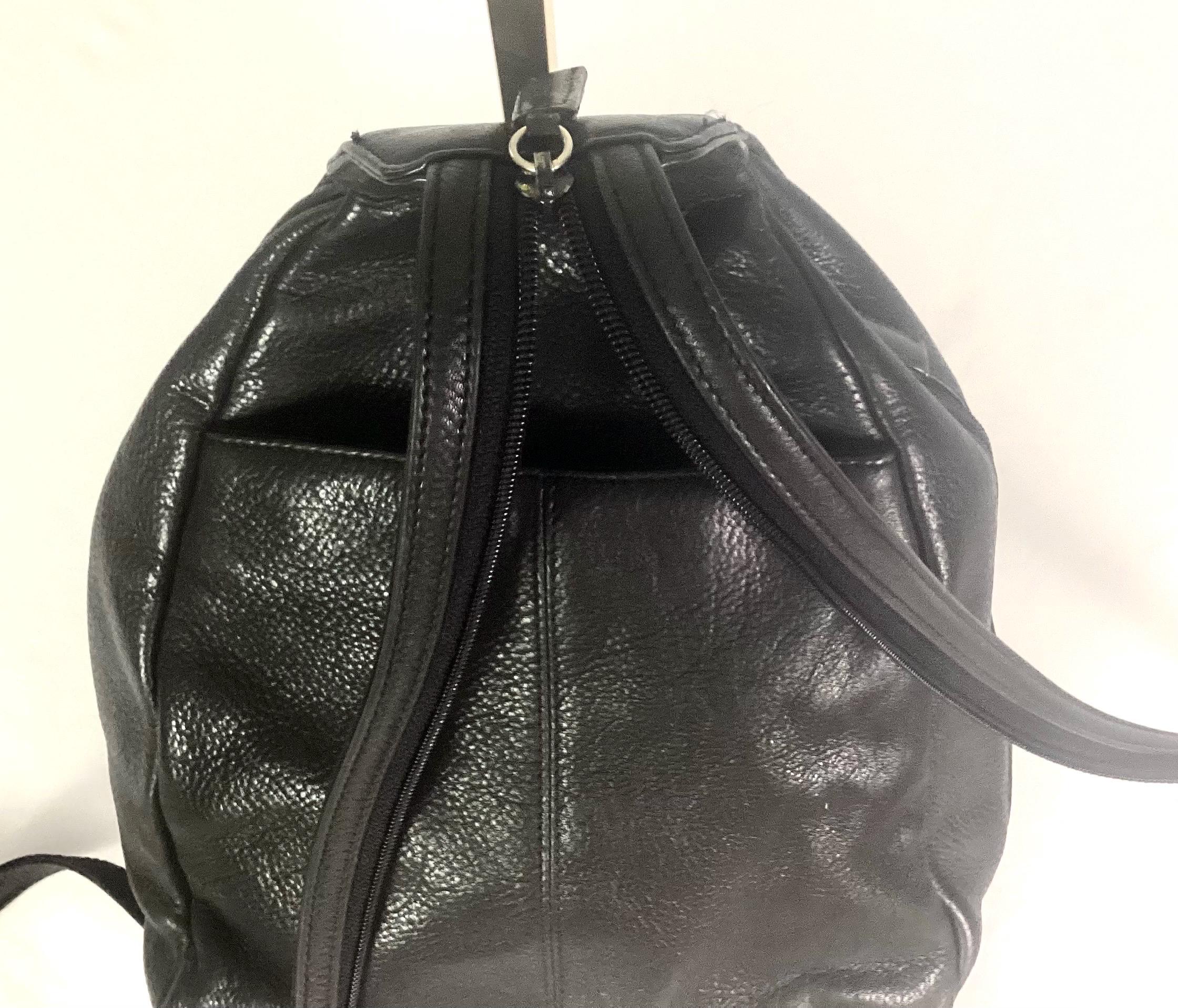 Nine West Vintage 90s/Y2K Faux Leather Backpack Nine West - Ladies Leather Backpack/shoulder Bag - Etsy main image 3