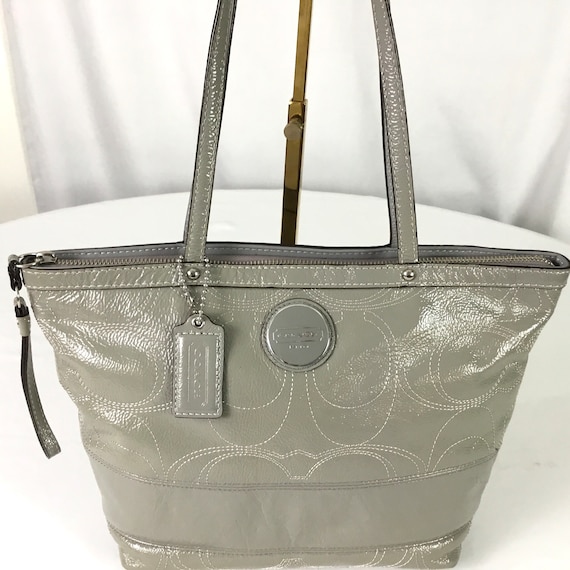 leather circle bag_cement grey — PAL OFFNER