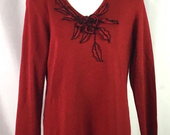 Vintage Adrianna Papell-size L-dressy sweater