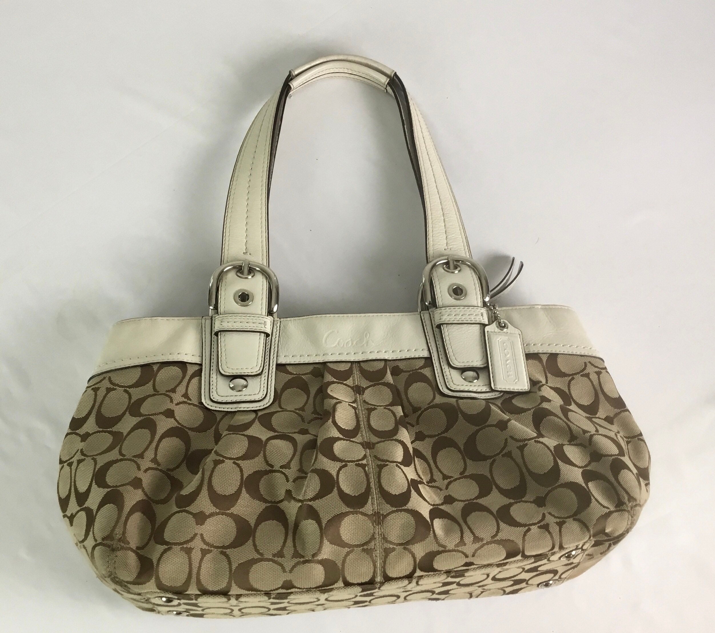 Coach #F13742 Signature Soho Pleated Tote - Etsy
