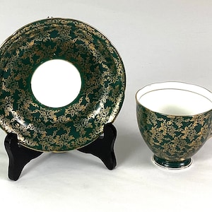 Royal Grafton-bone, China, teacup and saucer
