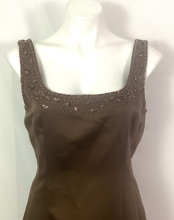 Nwt-oleg Cassini-“ Black Tie”- Beaded Matte Satin Suit-size 10 - Etsy NWT-Oleg Cassini-“ black tie” Matte satin suit-size 10 main image 1