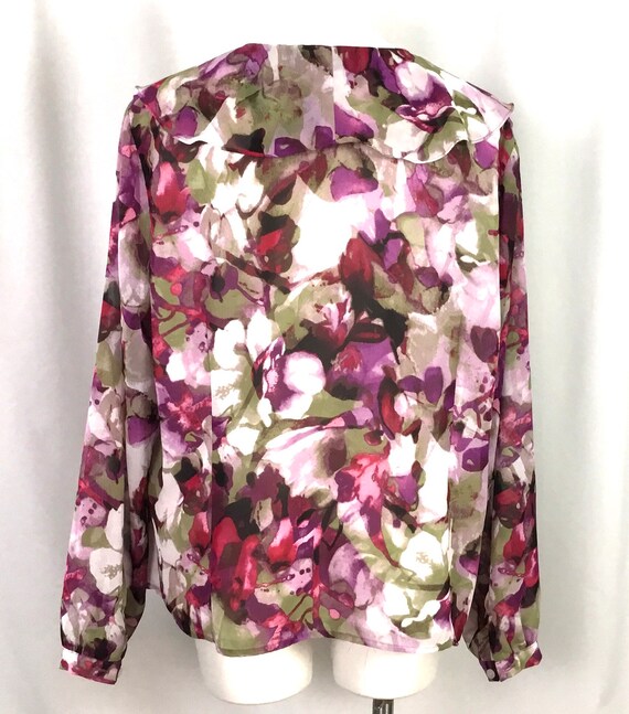 Evan Picone ruffled blouse - image 3