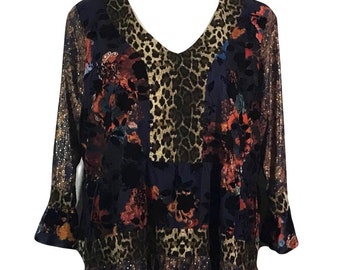 NWT-Calessa designs -size PXL blouse