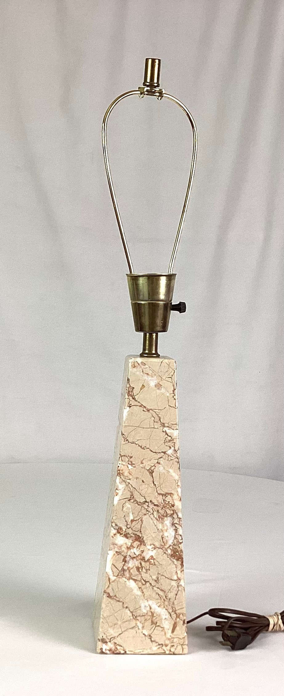 Brown Marble Lamp 