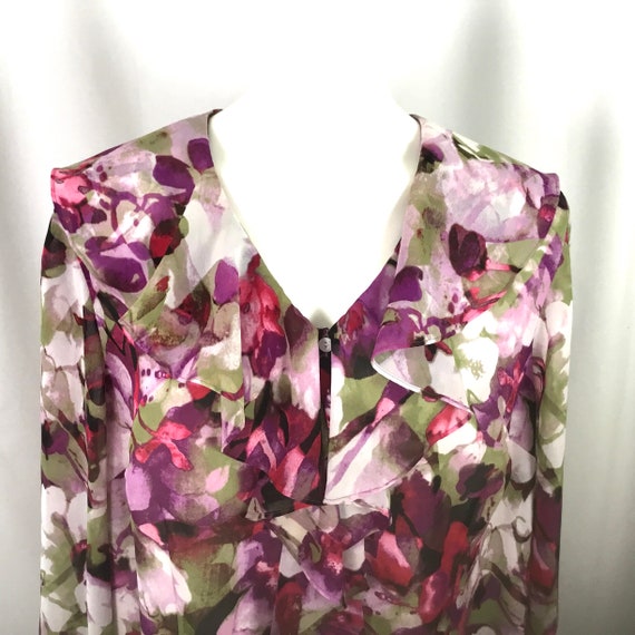 Evan Picone ruffled blouse - image 4