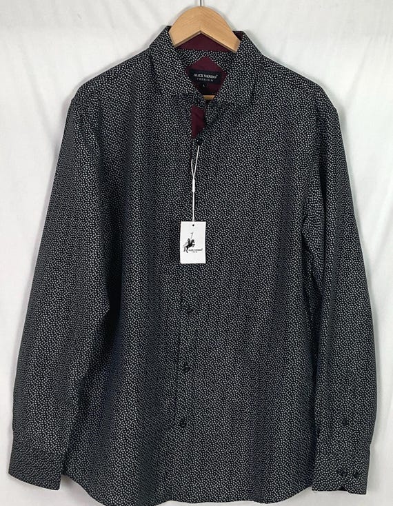 NWT-Alex Vando Premium-microfiber,button front, b… - image 1