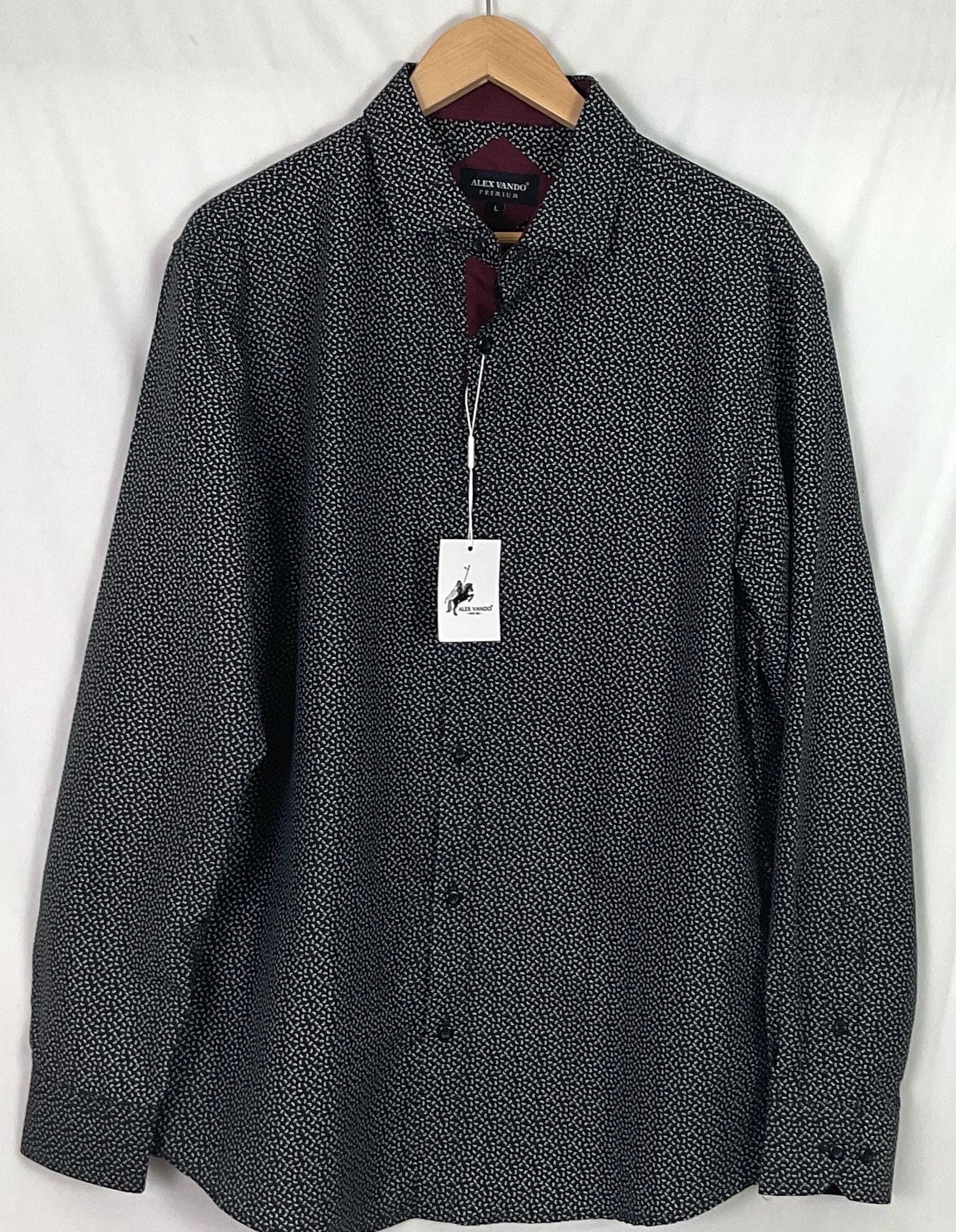 alex vando dress shirt review Amazon.com: Alex Vando Mens Button Down Shirts Wrinkle Free 4-Way Stretch  Print Business Casual Shirt,04 Lt Blue Plaid,S : Clothing, Shoes & Jewelry