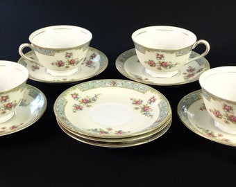 Monarch China -Rosaline pattern -tea set