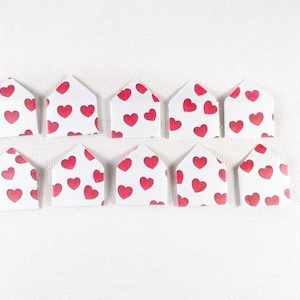 10 mini enveloppes et cartes, mini enveloppes et cartes, mini enveloppes, mini enveloppes Saint-Valentin, décorations de table d'anniversaire, petit